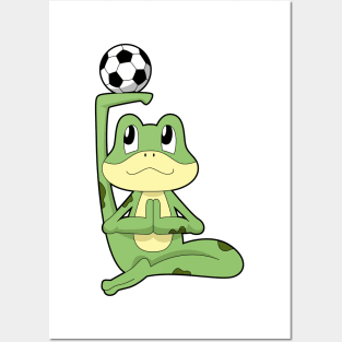 Frog Soccer Soccer player Posters and Art